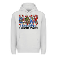 Dove Grey It's the guts and it's the glory a hundred stripes Premium Hoodie - Neo Western