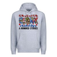 Heather Grey It's the guts and it's the glory a hundred stripes Premium Hoodie - Neo Western