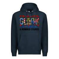 Navy It's the guts and it's the glory a hundred stripes Premium Hoodie - Neo Western