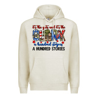 Oatmeal Heather It's the guts and it's the glory a hundred stripes Premium Hoodie - Neo Western