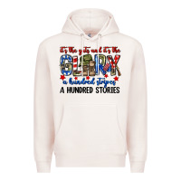 Pale Pink It's the guts and it's the glory a hundred stripes Premium Hoodie - Neo Western