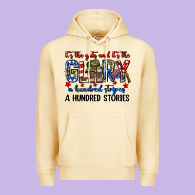 It's The Guts And It's The Glory A Hundred Stripes Premium Hoodie Designed By Neo Western