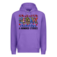 Purple It's the guts and it's the glory a hundred stripes Premium Hoodie - Neo Western