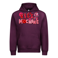 Mauve Wine kiss machine Urban Hoodie - FaDigitalArtStudio