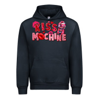 Navy kiss machine Urban Hoodie - FaDigitalArtStudio
