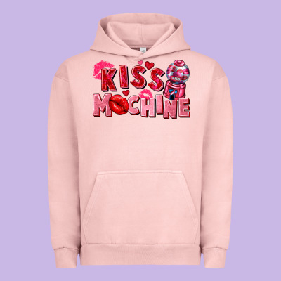 Kiss Machine Urban Hoodie Designed By Fadigitalartstudio