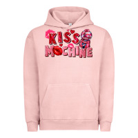 Pigment Salmon kiss machine Urban Hoodie - FaDigitalArtStudio