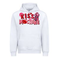 White kiss machine Urban Hoodie - FaDigitalArtStudio