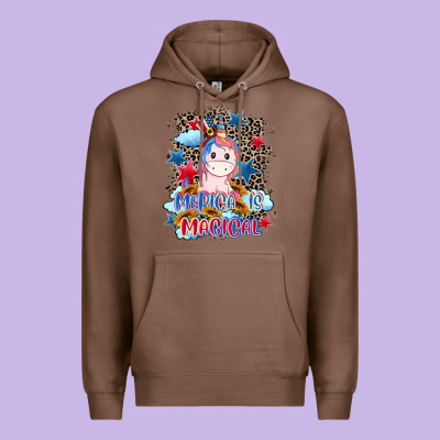 Merica Is Magical 4th Of July Premium Hoodie Designed By Cowgirlartshop