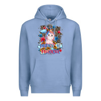 Colony Blue Merica is magical 4th of july Premium Hoodie - CowGirlArtShop