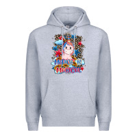 Heather Grey Merica is magical 4th of july Premium Hoodie - CowGirlArtShop