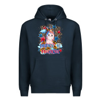 Navy Merica is magical 4th of july Premium Hoodie - CowGirlArtShop
