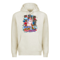Oatmeal Heather Merica is magical 4th of july Premium Hoodie - CowGirlArtShop