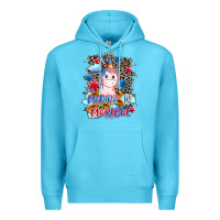 Ocean Blue Merica is magical 4th of july Premium Hoodie - CowGirlArtShop