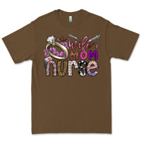Cacao wife mom nurse Premium Tee - SublimationCraftShop