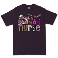 Plum wife mom nurse Premium Tee - SublimationCraftShop