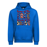 Cobalt Home of the free because of the brave Urban Hoodie - Neo Western