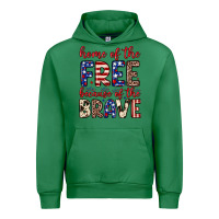 Emerald Home of the free because of the brave Urban Hoodie - Neo Western