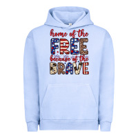 Pigment Grape Ice Home of the free because of the brave Urban Hoodie - Neo Western