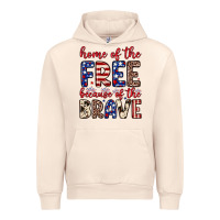 Sandshell Home of the free because of the brave Urban Hoodie - Neo Western