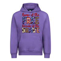 Tulip Home of the free because of the brave Urban Hoodie - Neo Western