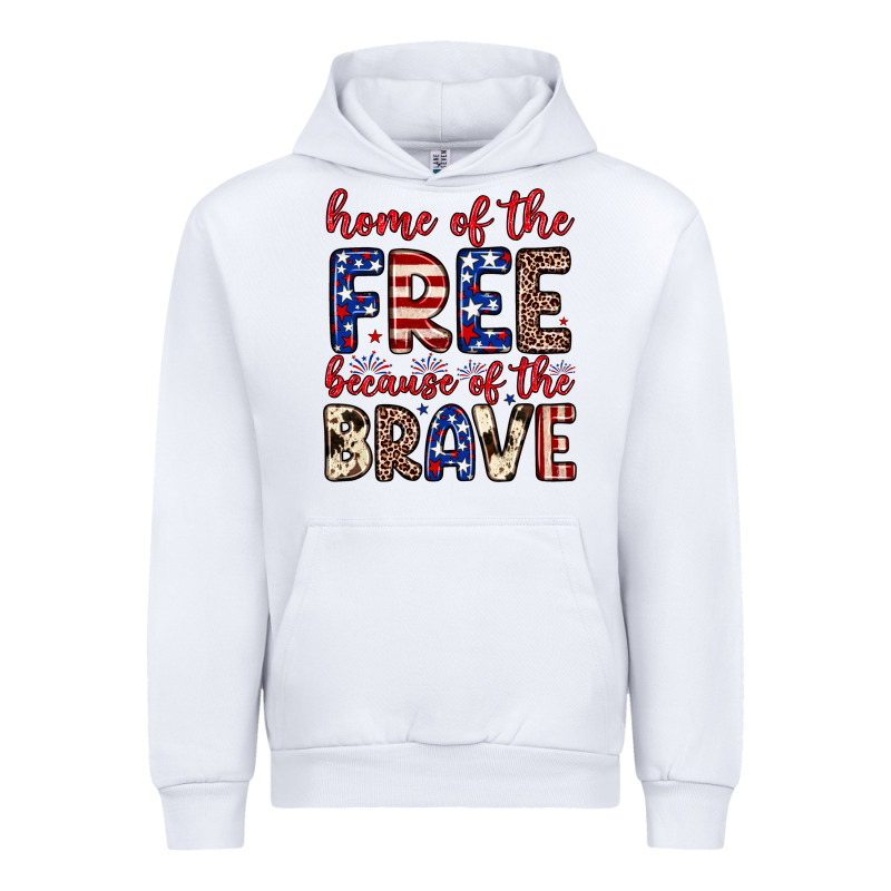 Home Of The Free Because Of The Brave Urban Hoodie by Neo Western | Teevron