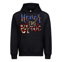 Black Honor the brave Urban Hoodie - Neo Western