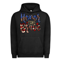 Pigment Black Honor the brave Urban Hoodie - Neo Western