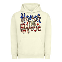 Pigment Pistachio Honor the brave Urban Hoodie - Neo Western