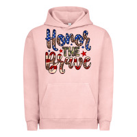Pigment Salmon Honor the brave Urban Hoodie - Neo Western