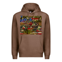 Chestnut Hunting leopard USA flag tumbler 4th of july Premium Hoodie - Neo Western