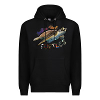Black just a girl who loves turtles Premium Hoodie - SublimationCraftShop