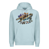 Blue Mist just a girl who loves turtles Premium Hoodie - SublimationCraftShop