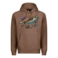 Chestnut just a girl who loves turtles Premium Hoodie - SublimationCraftShop