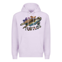 Lilac just a girl who loves turtles Premium Hoodie - SublimationCraftShop