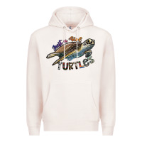 Pale Pink just a girl who loves turtles Premium Hoodie - SublimationCraftShop