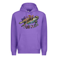 Purple just a girl who loves turtles Premium Hoodie - SublimationCraftShop