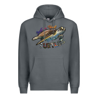 Rock just a girl who loves turtles Premium Hoodie - SublimationCraftShop