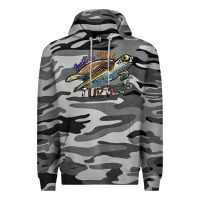 Slate Camo just a girl who loves turtles Premium Hoodie - SublimationCraftShop