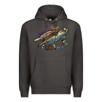 Smoke just a girl who loves turtles Premium Hoodie - SublimationCraftShop