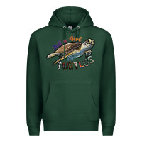 Sports Green just a girl who loves turtles Premium Hoodie - SublimationCraftShop