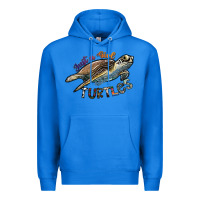 True Royal just a girl who loves turtles Premium Hoodie - SublimationCraftShop