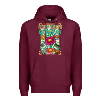 Burgundy keep calm dream on Premium Hoodie - CowhideDigitalArt