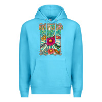 Ocean Blue keep calm dream on Premium Hoodie - CowhideDigitalArt