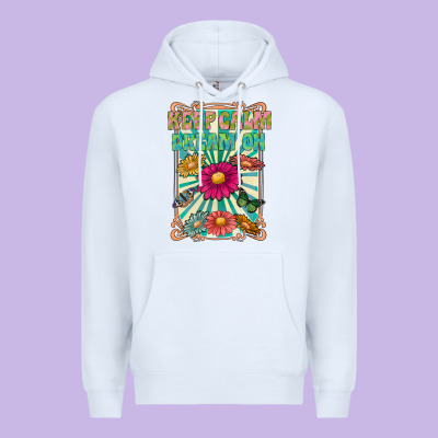 Keep Calm Dream On Premium Hoodie Designed By Cowhidedigitalart