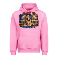 Fuchsia Pink Made in America 4th of july Urban Hoodie - CowGirlArtShop