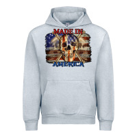 Heather Grey Made in America 4th of july Urban Hoodie - CowGirlArtShop