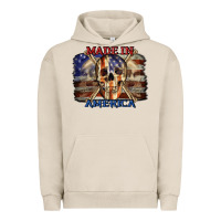 Pigment French Oak Made in America 4th of july Urban Hoodie - CowGirlArtShop