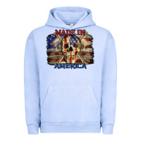 Pigment Grape Ice Made in America 4th of july Urban Hoodie - CowGirlArtShop
