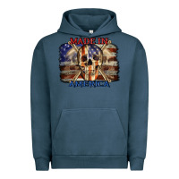 Pigment Midnight Navy Made in America 4th of july Urban Hoodie - CowGirlArtShop